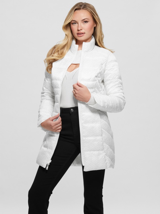двустранно яке Guess Eco Joy чисто бяло