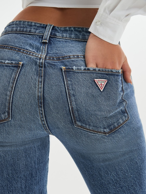 еко секси прави дънки Guess сини вибрации