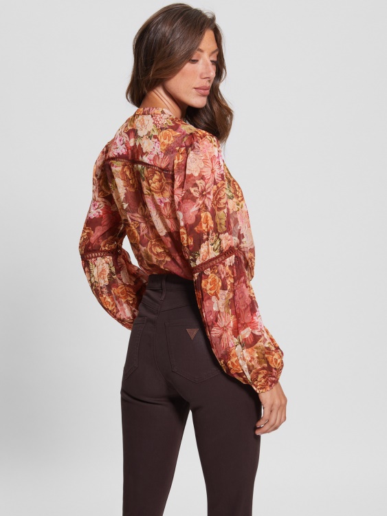 Guess Eco Josette Top дигитален гоблен печат Ma