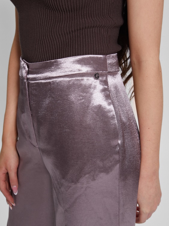 розови виолетови сатенени панталони Brisilda Guess