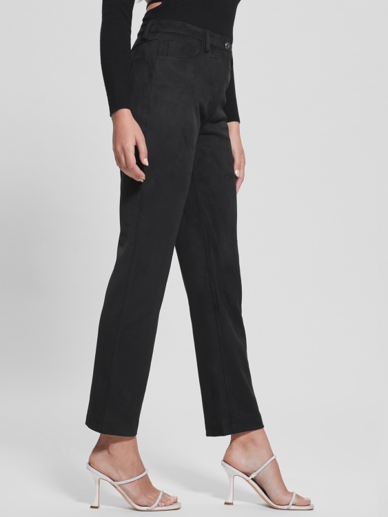 прави панталони Kelly Guess Jet Black