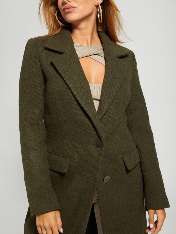 Guess Laurence Coat Hunter зелено мулти