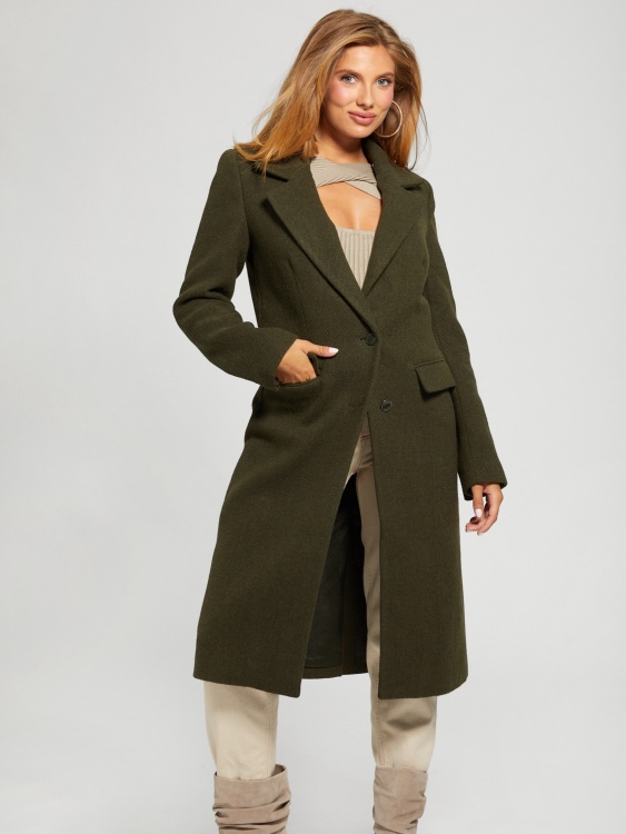 Guess Laurence Coat Hunter зелено мулти