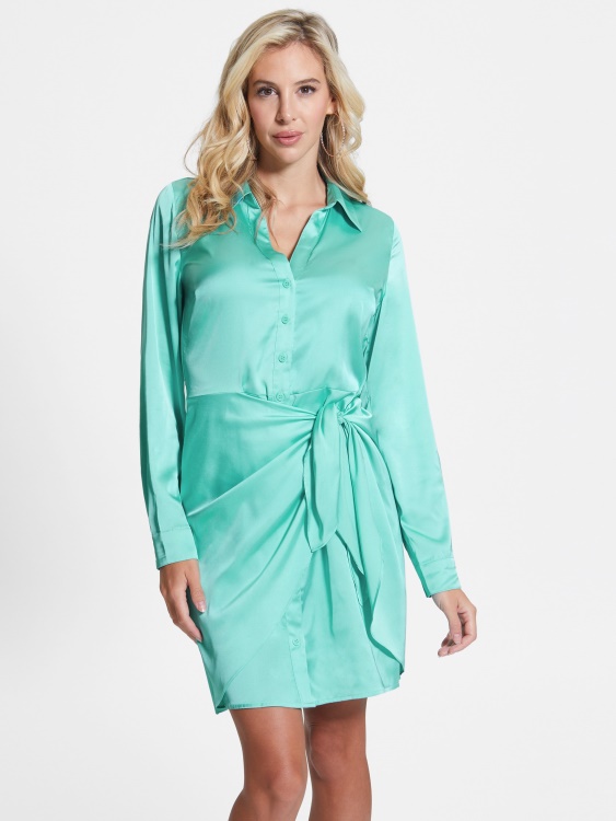 Guess нова синя еко рокля Alya за басейн