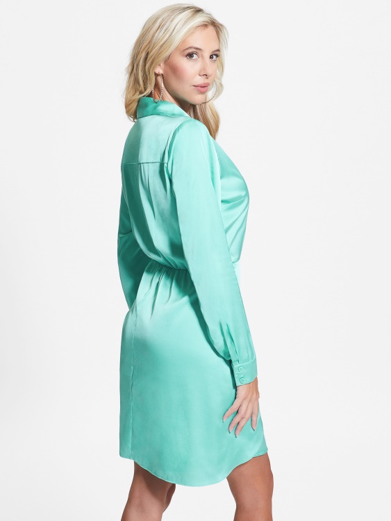 Guess нова синя еко рокля Alya за басейн