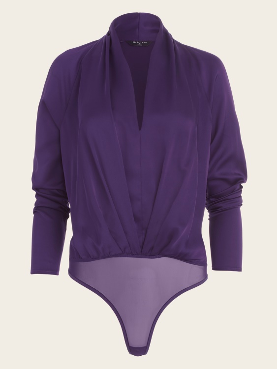 Guess Delilah боди сателит лилаво