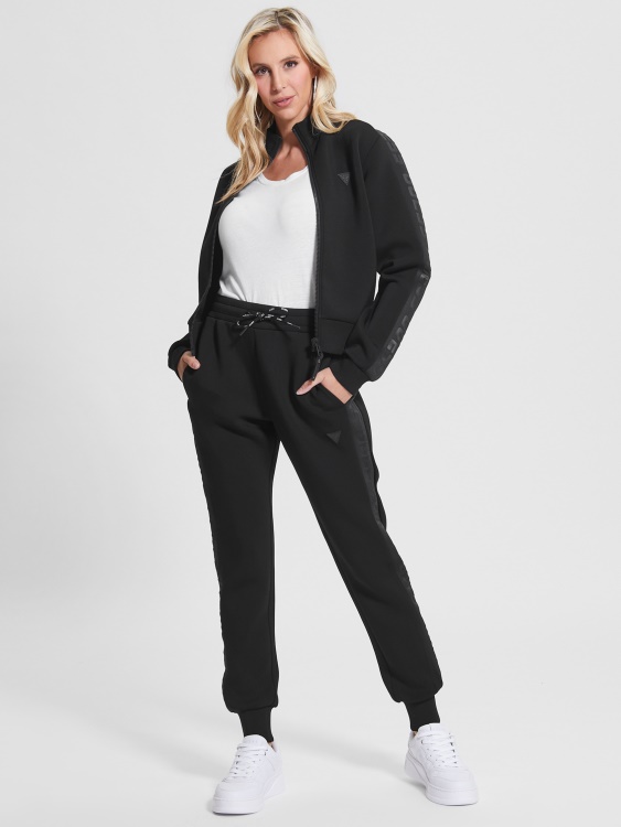 Guess Eco Allie Scuba суичър джет черен