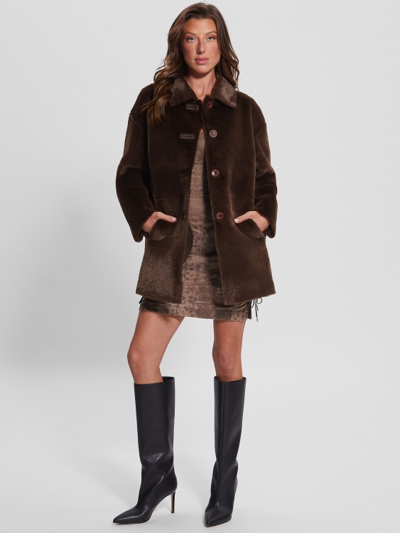 Nina Reversible Coat Guess New Java Multi