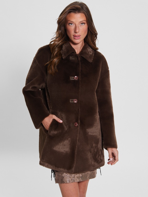 Nina Reversible Coat Guess New Java Multi