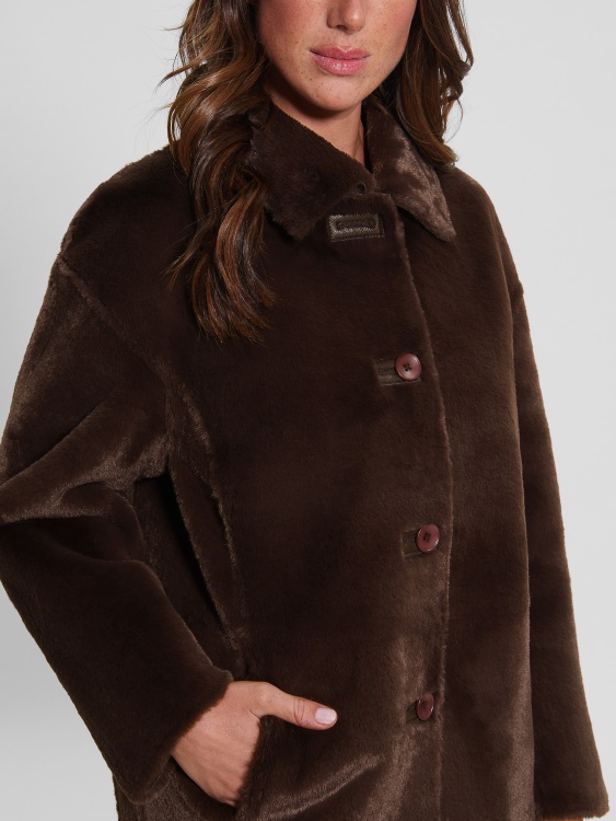 Nina Reversible Coat Guess New Java Multi