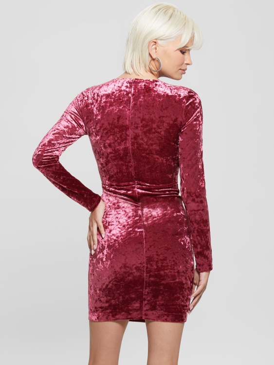 трагичен камък 34'' кадифена рокля Sophie Guess