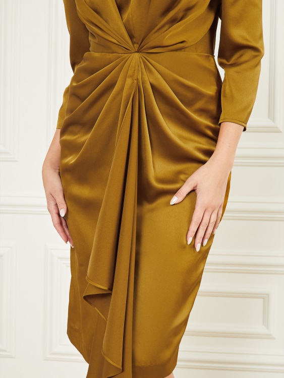 сайдер злато A299 Guess кени рокля