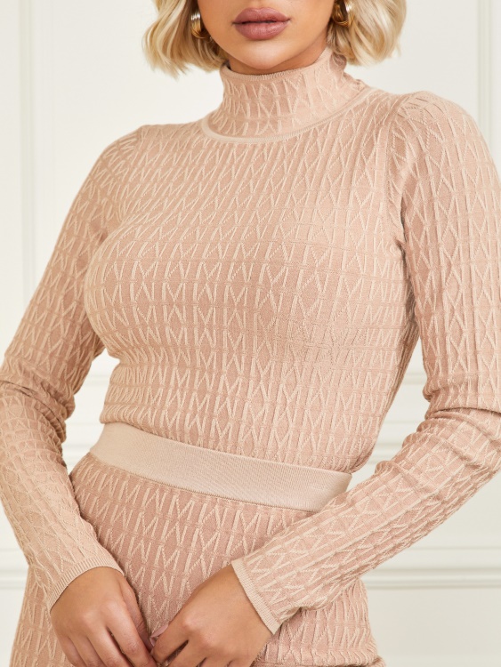 Guess Blonde Ambition Emma жакардов пуловер