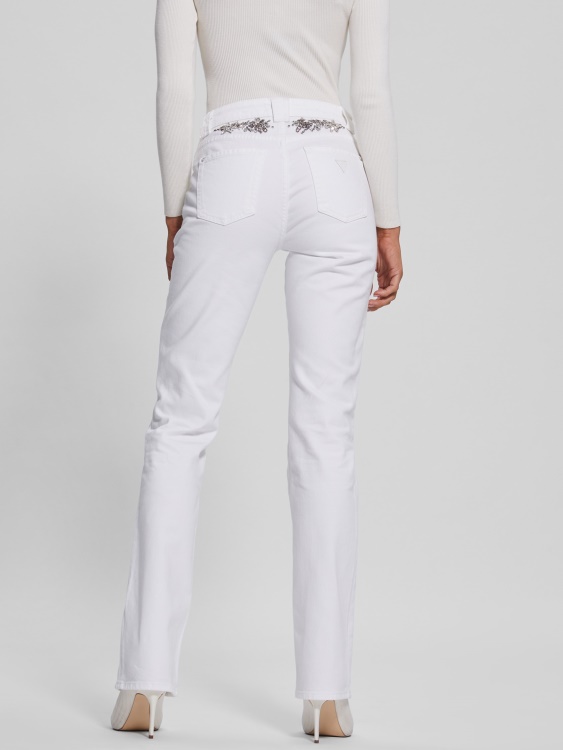 Rayna дънки за бебешки ботуши Guess Pure White Multi