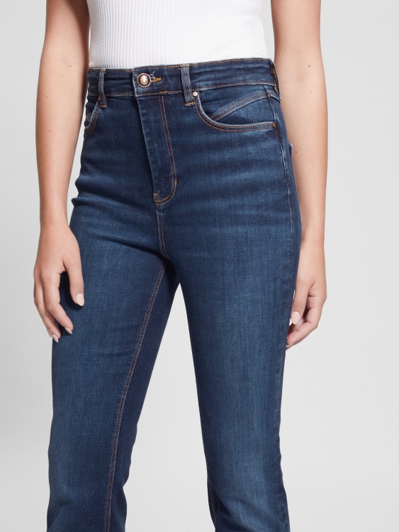 разкроените дънки от 70-те години на екшъна Guess еко поп