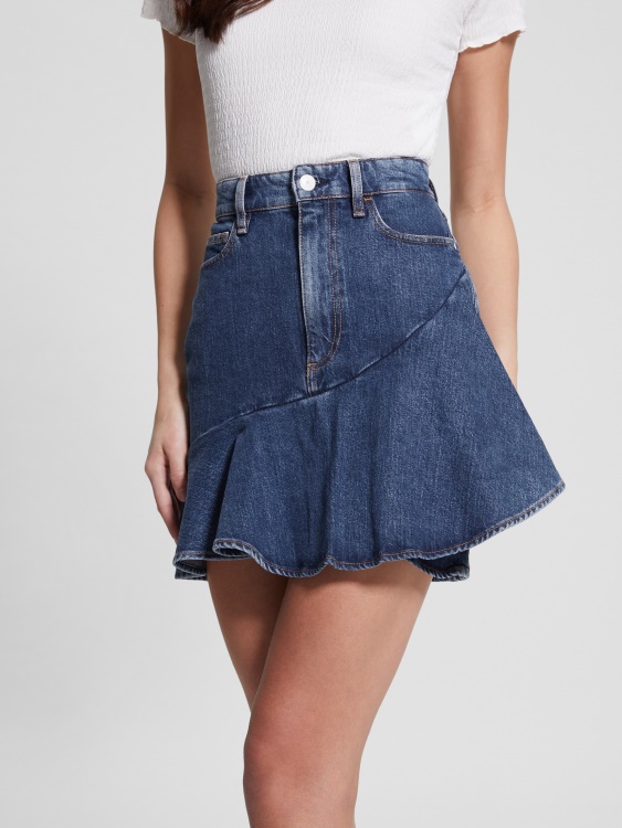 облачно измиване Guess Eco Claud деним пола