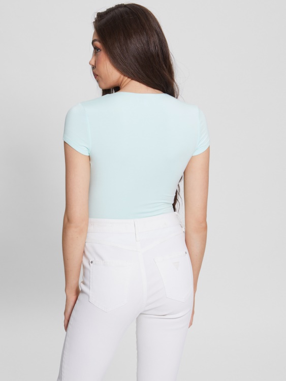 Eco Rayla Ruched Top Guess Soft Aqua