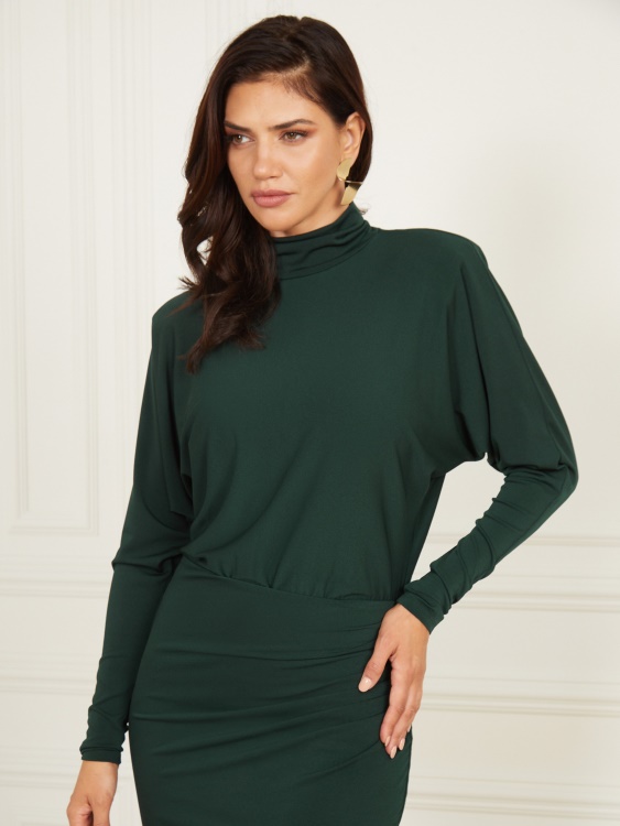 рокля Bianca Chenille Green Guess
