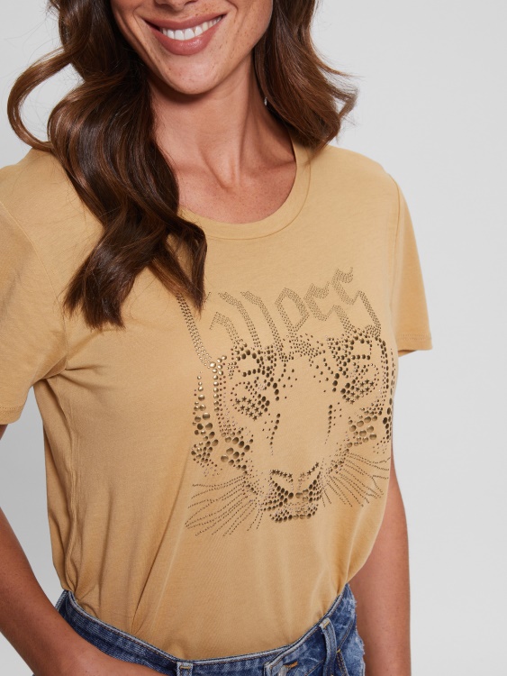 Sahara Sand Logo Tiger Tee Guess