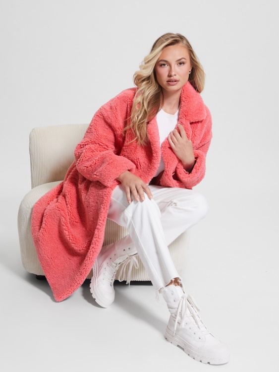еко алина палто от изкуствена кожа Guess Revival Rose