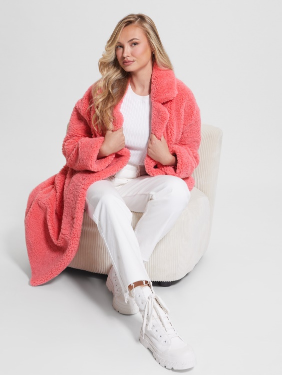 еко алина палто от изкуствена кожа Guess Revival Rose