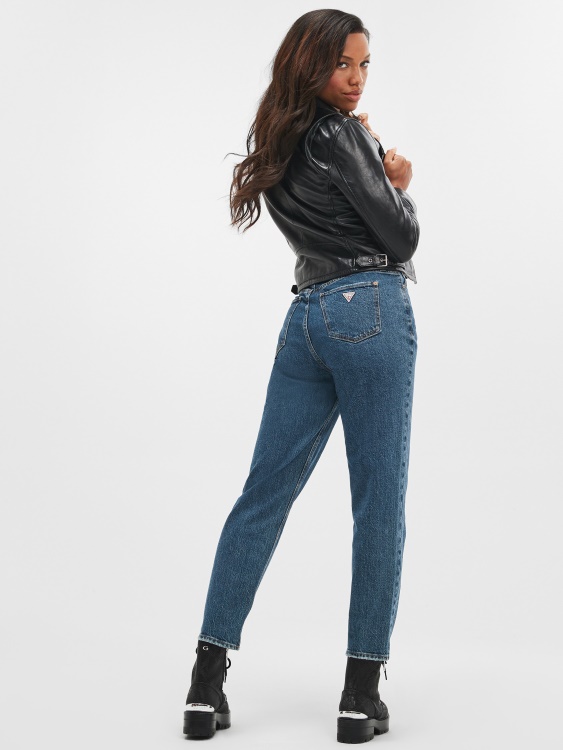 Rubicon Medium Guess Eco Distressed Mom Jeans