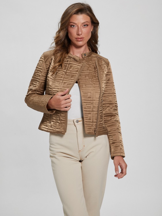 морско ватирано яке с мокър пясък Multi Guess