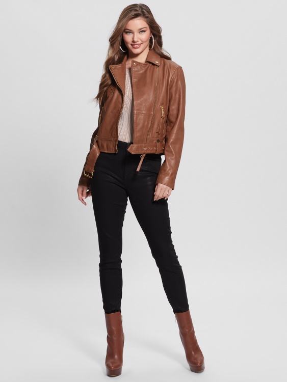 кожено яке Foxy Luxe Guess Camille