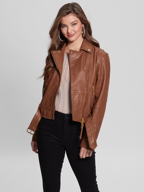 кожено яке Foxy Luxe Guess Camille