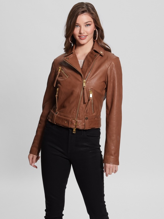 кожено яке Foxy Luxe Guess Camille