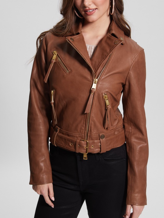 кожено яке Foxy Luxe Guess Camille