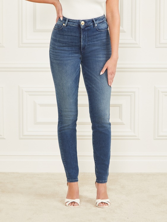 нощно синьо измито дънки Guess Stiletto No.97