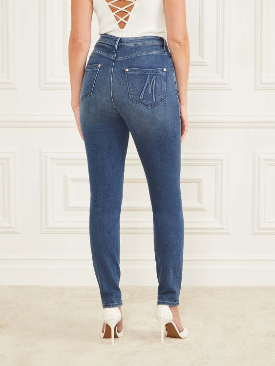 нощно синьо измито дънки Guess Stiletto No.97