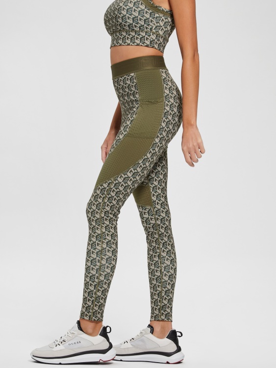 Eco Daria Cube Leggings Guess G Cube Olive Combo