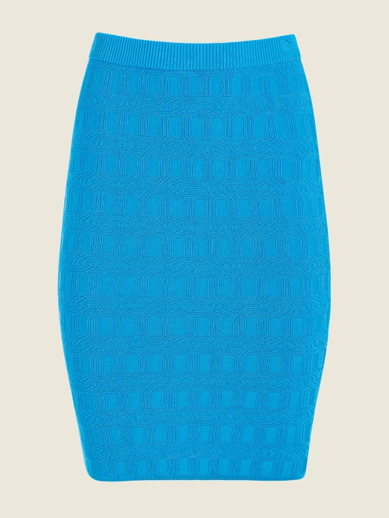 гръцка връзка пуловер Guess Cerulean Blue