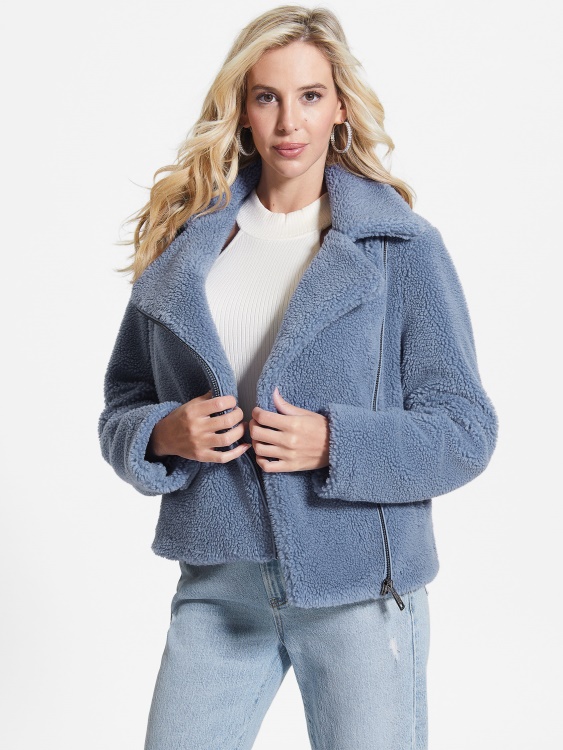Daria Faux-sherpa Moto Yak Guess Stomaneno Sinho