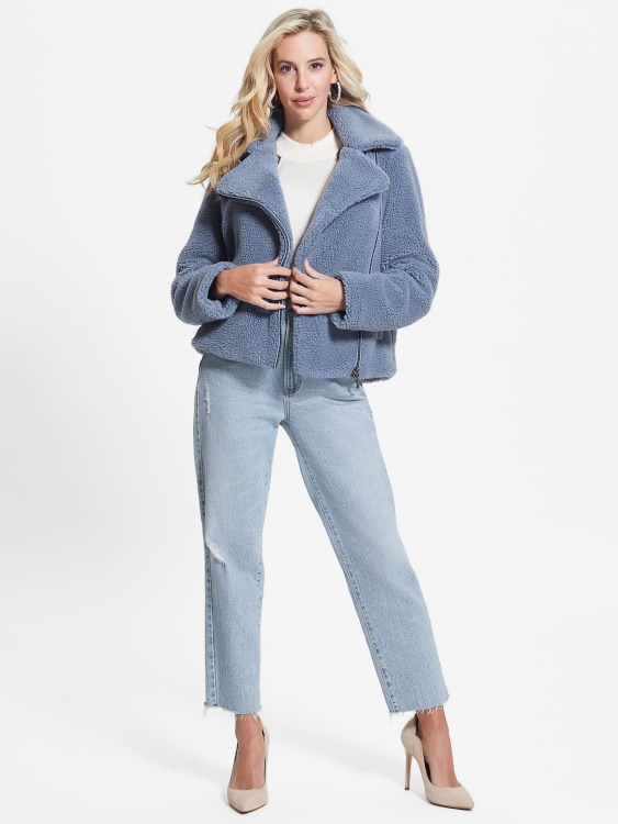 Daria Faux-sherpa Moto Yak Guess Stomaneno Sinho