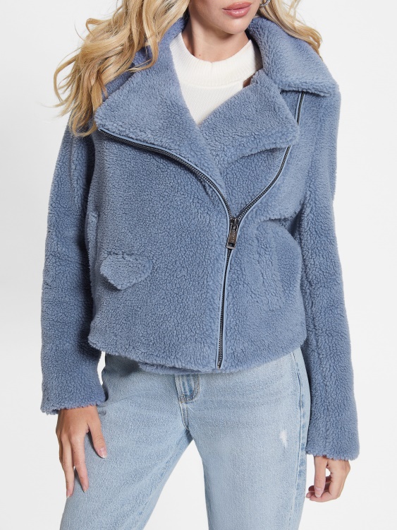 Daria Faux-sherpa Moto Yak Guess Stomaneno Sinho