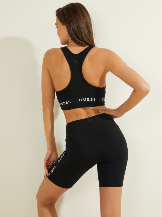 Guess Eco Racerback спортен сутиен джет черен