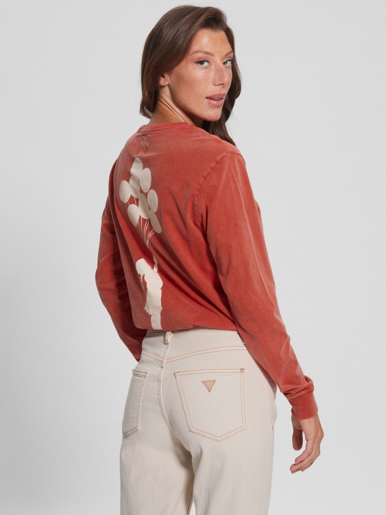 тениска за момиче с балон пламтящо червено предположение