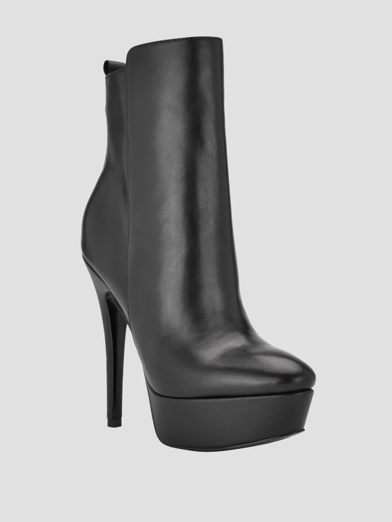 Guess Caddy ботуши на платформа черни 001