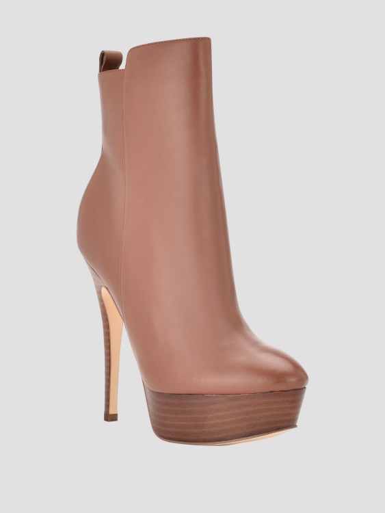 средно кафяви ботуши на платформа Caddy Guess