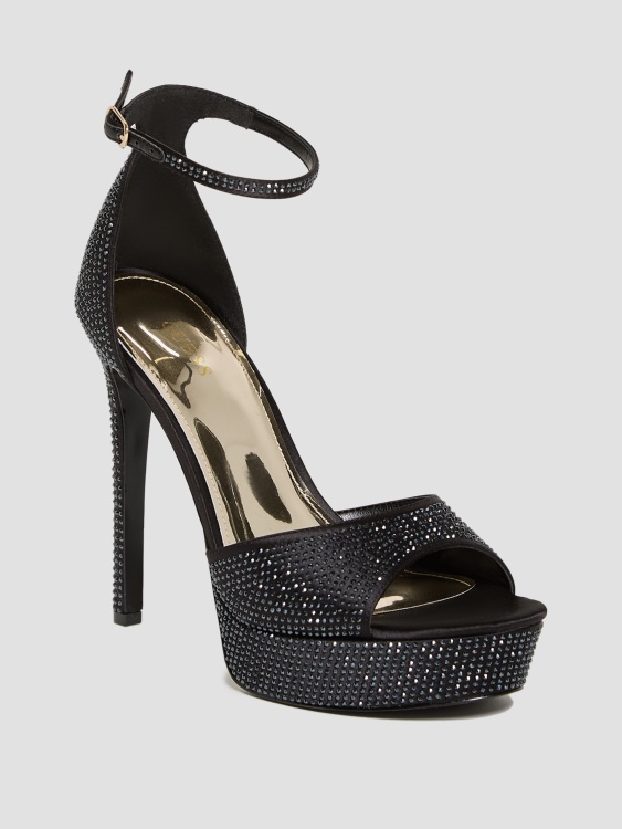 черни 001 Guess Cadly Bling обувки на платформа
