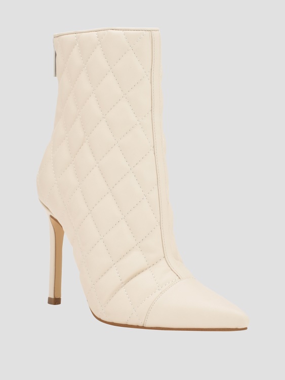 Guess ботуши Simoney с цип слонова кост 150