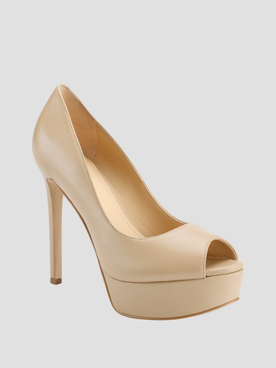 светло естествено 110 Cacei Peep-toe Stiletto Guess