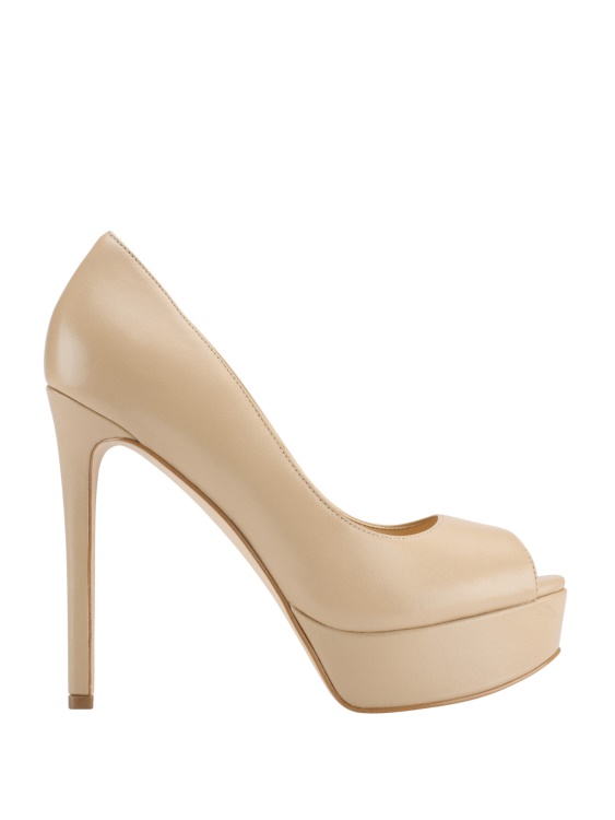 светло естествено 110 Cacei Peep-toe Stiletto Guess