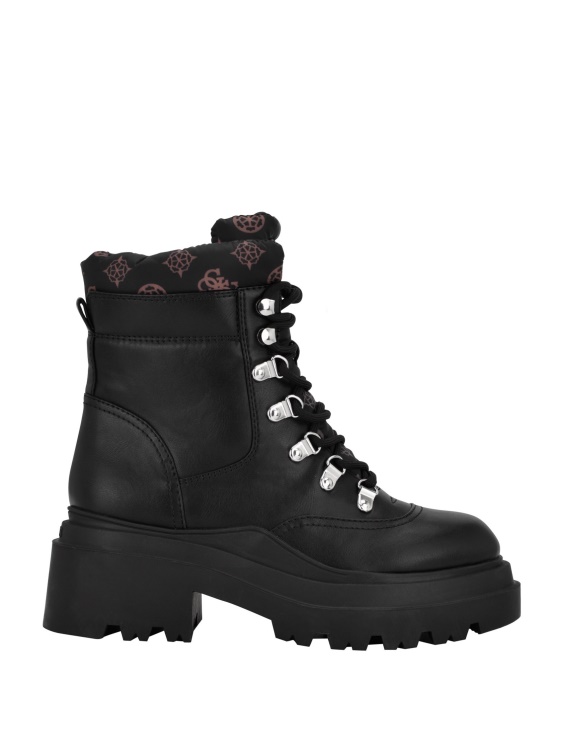 мото ботуши с лого на Vaney Guess Black 001