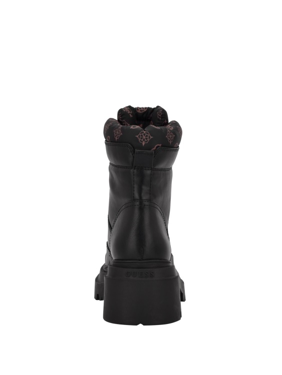 мото ботуши с лого на Vaney Guess Black 001