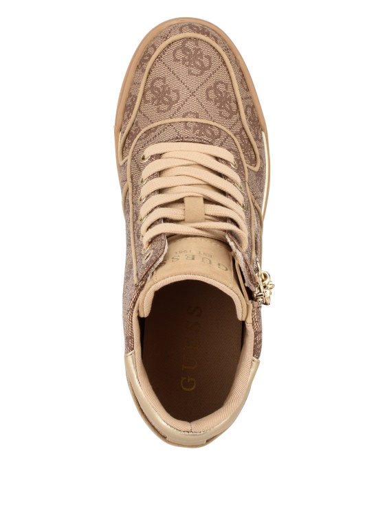 средно кафяви маратонки Guess Flora Logo