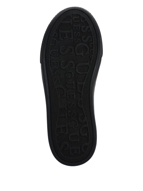 ватирани ниски кецове Hilan Guess черни 001